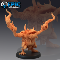 Chaos Toad Shaman 3D-printed model