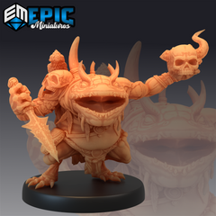 Chaos Toad Shaman - The Printable Dragon