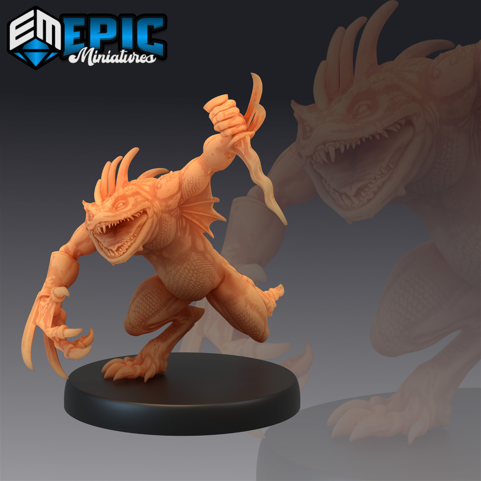 Chaos Toad Warrior - The Printable Dragon