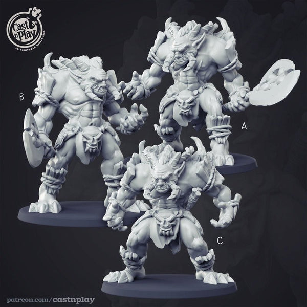 Chaos Troll 3D-printed model