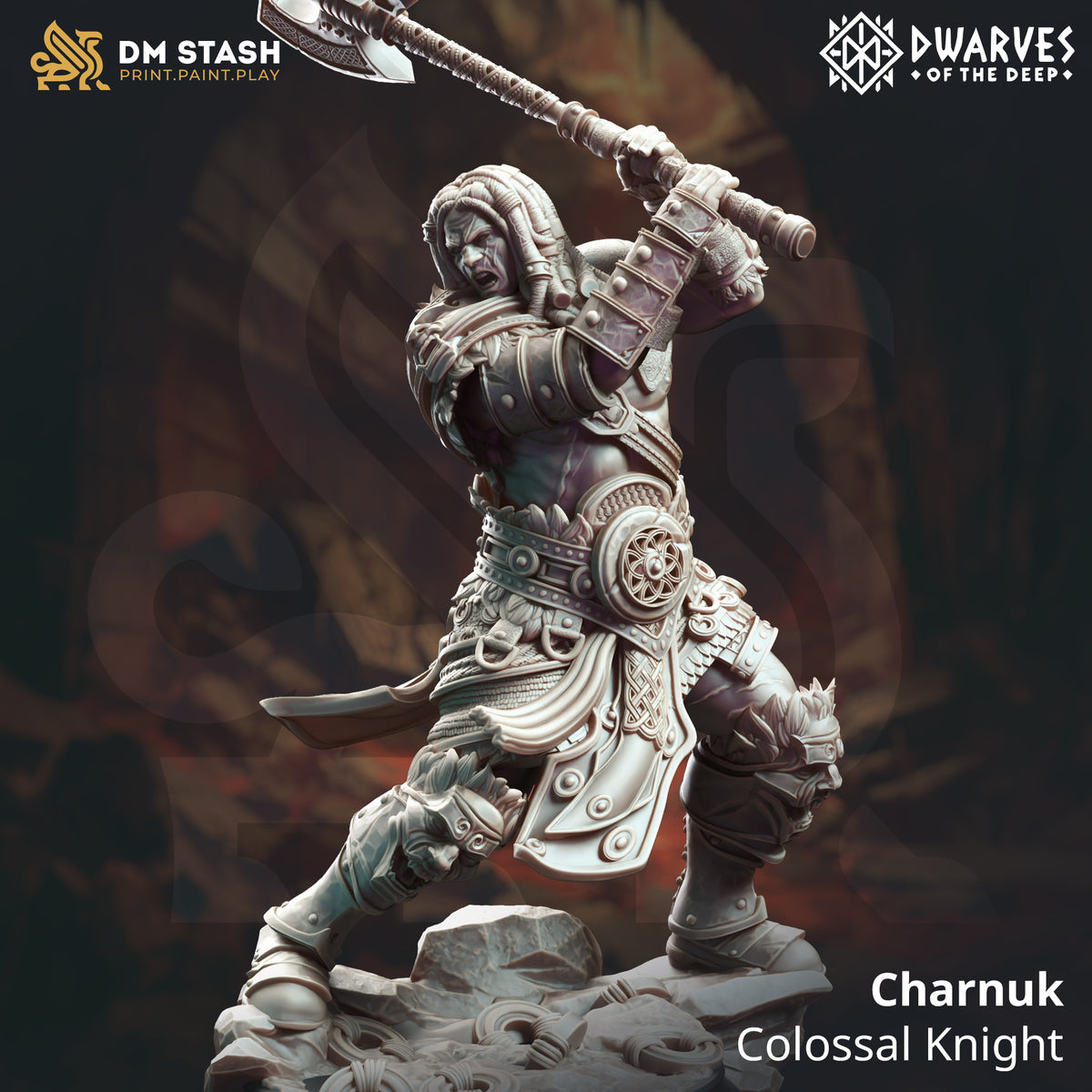 Charnuk - Colossal Knight 3D-printed model