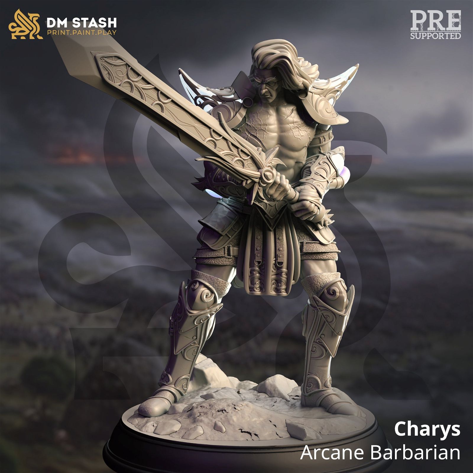 Charys Arcane Barbarian - The Printable Dragon