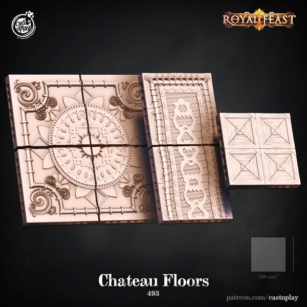 Chateau Floors 3D-printed model