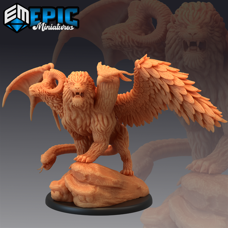 Chimera 3D-printed model