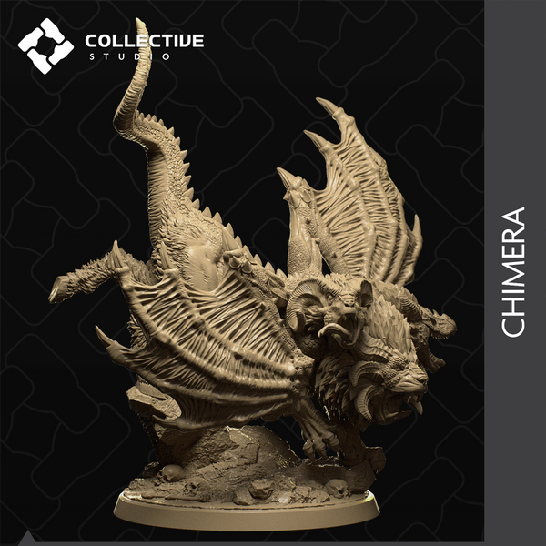 Chimera 3D-printed model