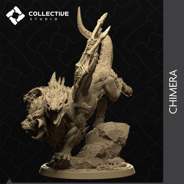 Chimera 3D-printed model