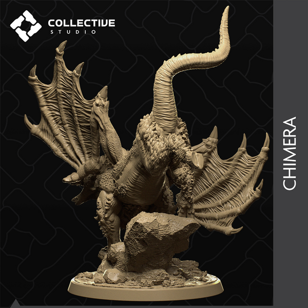 Chimera 3D-printed model