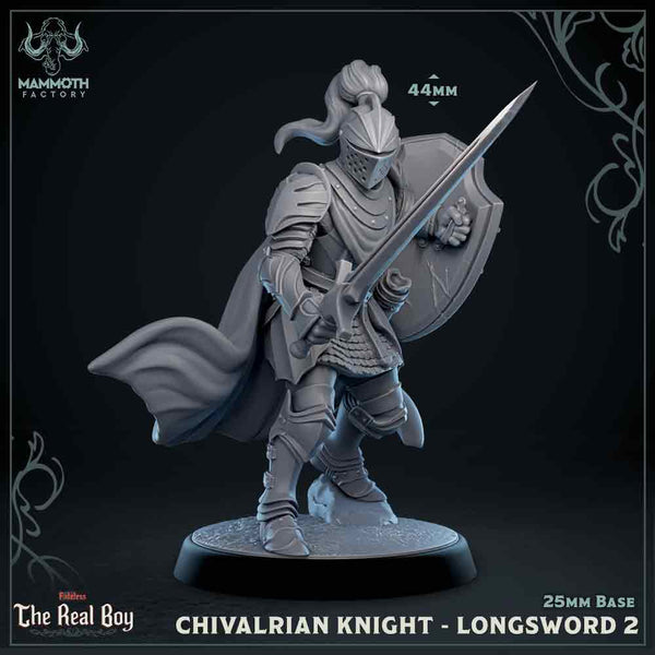 Chivalrian Knights 3D-printed model