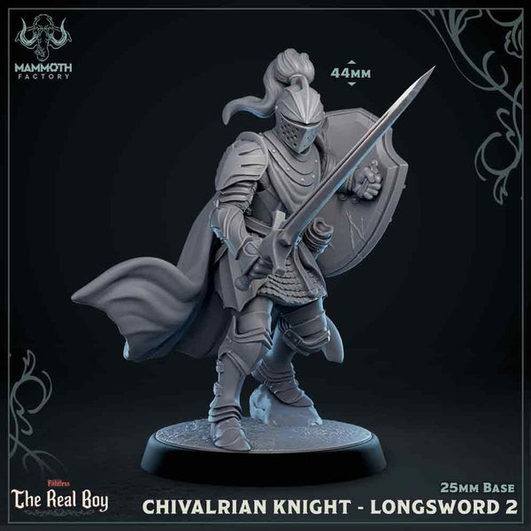 Chivalrian Knights 3D-printed model