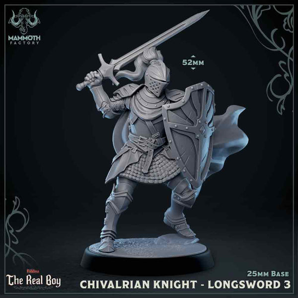 Chivalrian Knights 3D-printed model