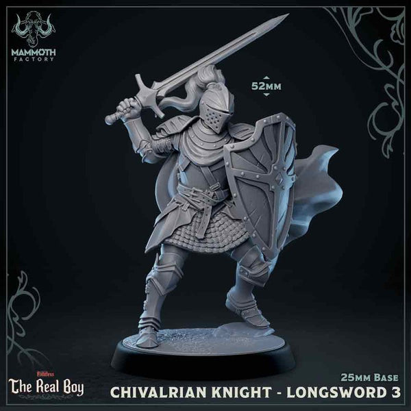 Chivalrian Knights 3D-printed model