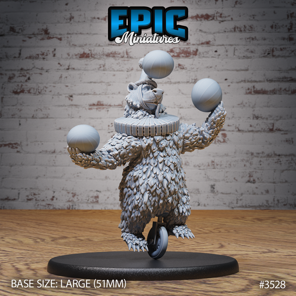 Circus Bear 3D-printed model