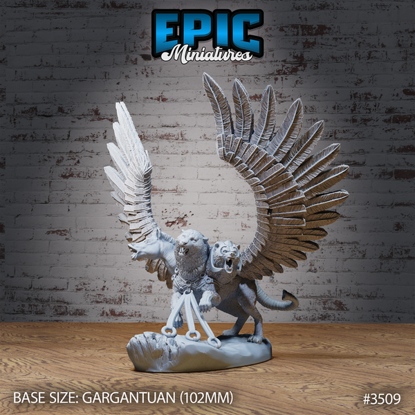 Circus Chimera 3D-printed model