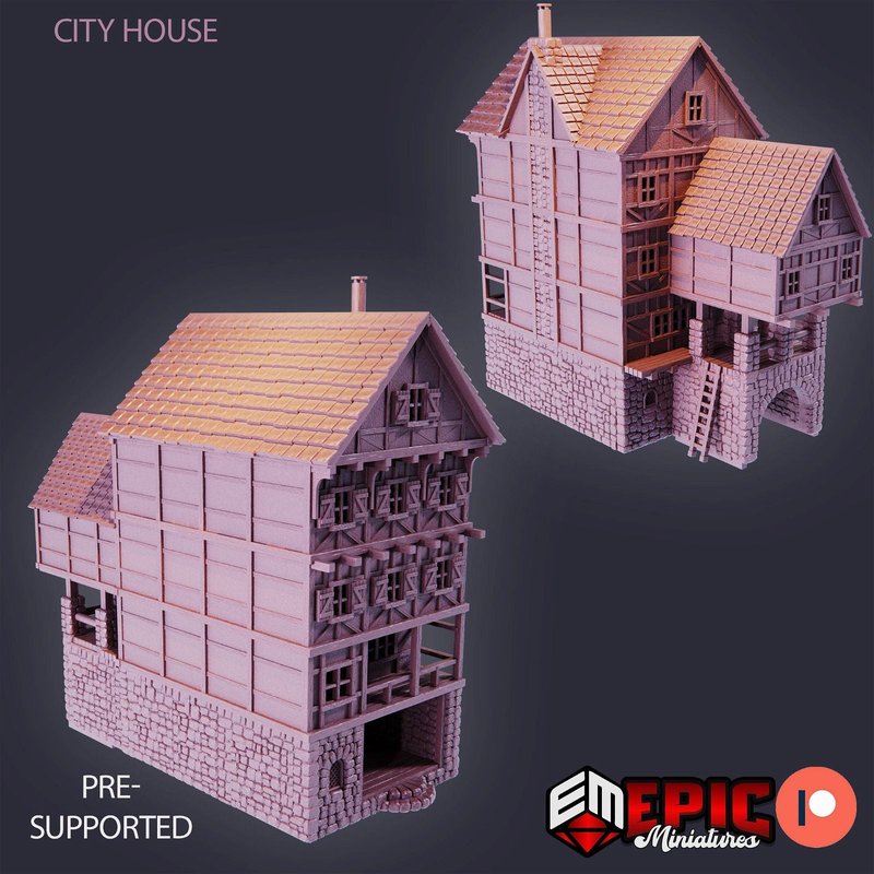 City House 3D-printed model
