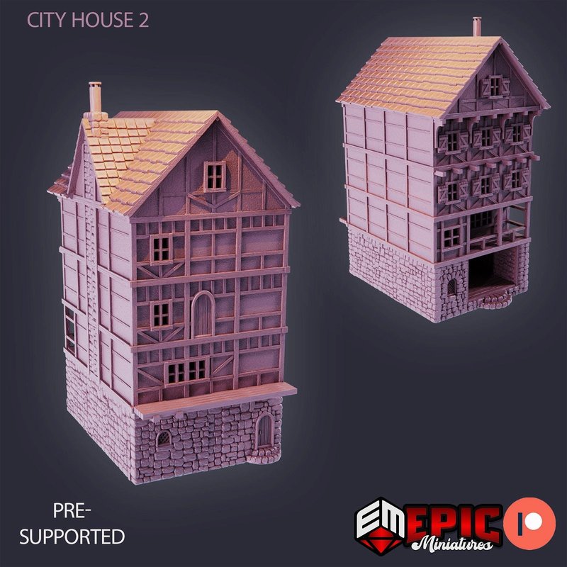 City House 3D-printed model