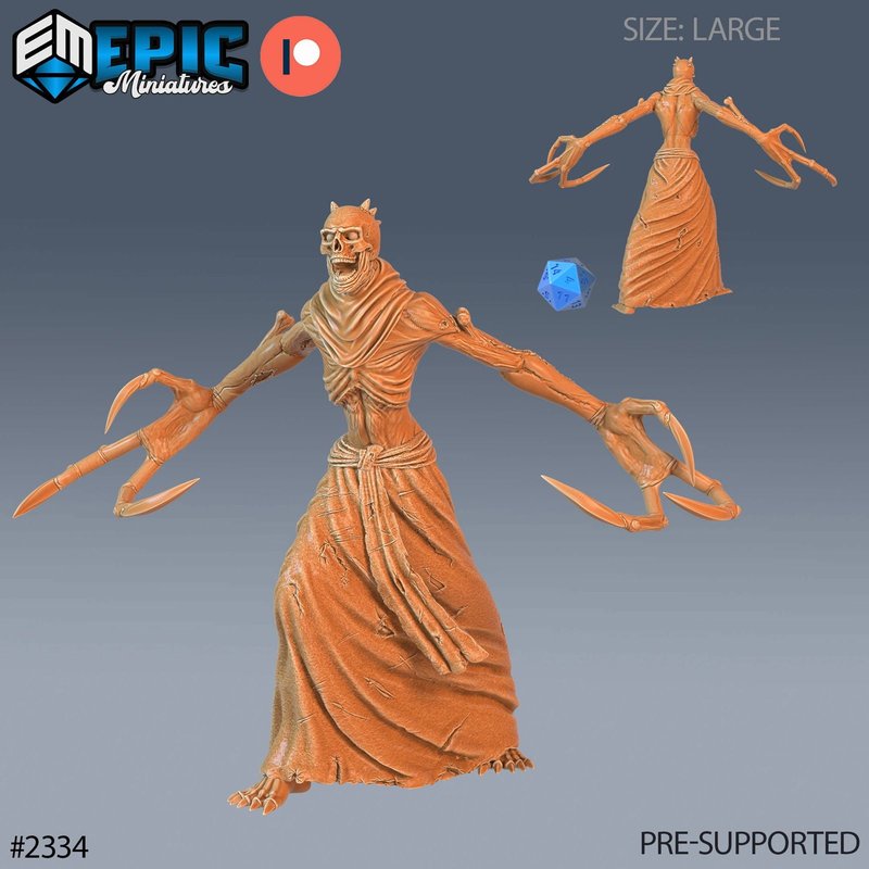 Classic Boneclaw 3D-printed model