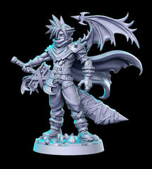 Claude Winged 3D-printed model