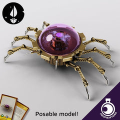 Clockwork Spider 3D-printed model