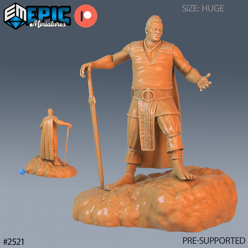 Cloud Giant 3D-printed model