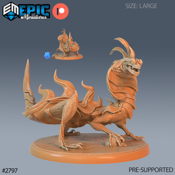 Cobra Lizard 3D-printed model