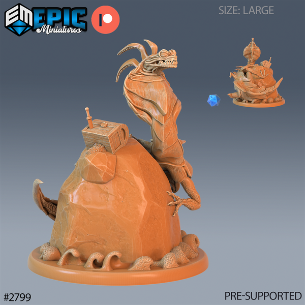 Cobra Lizard 3D-printed model