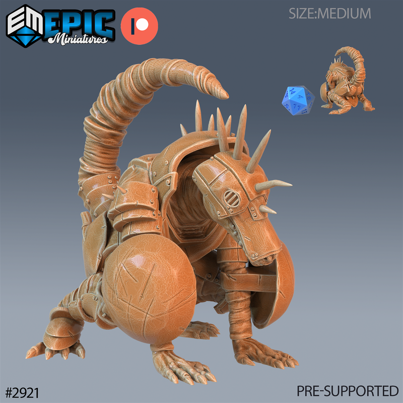 Commander Kobold 3D-printed model