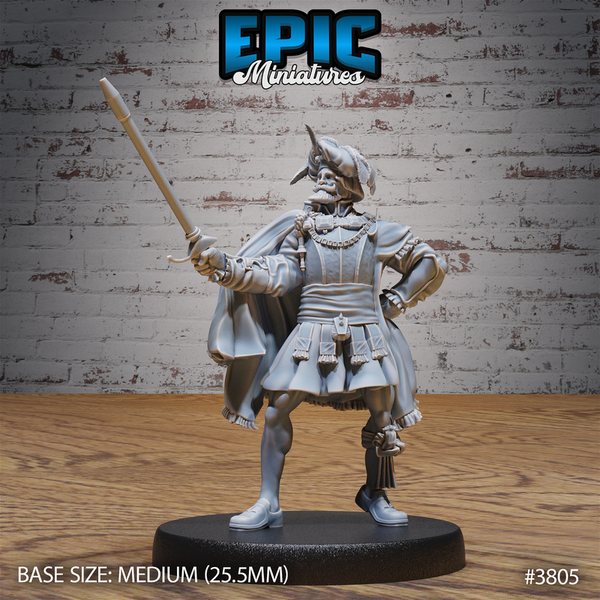 Conquest Leader 3D-printed model