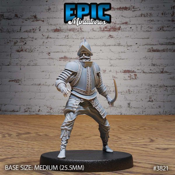 Conquistador 3D-printed model