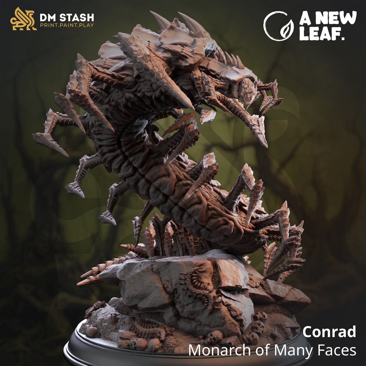 Conrad - Monarch Of Many Faces - The Printable Dragon