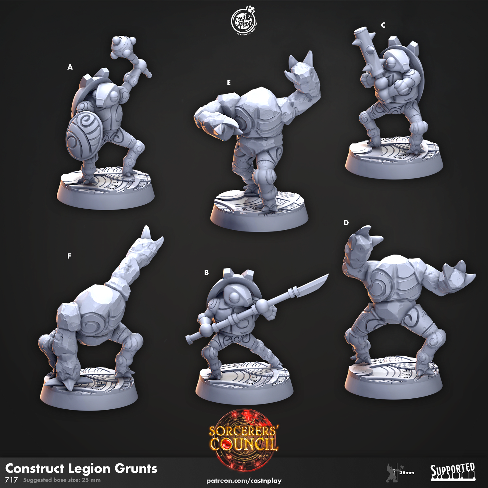 Construct Legion Grunts - The Printable Dragon