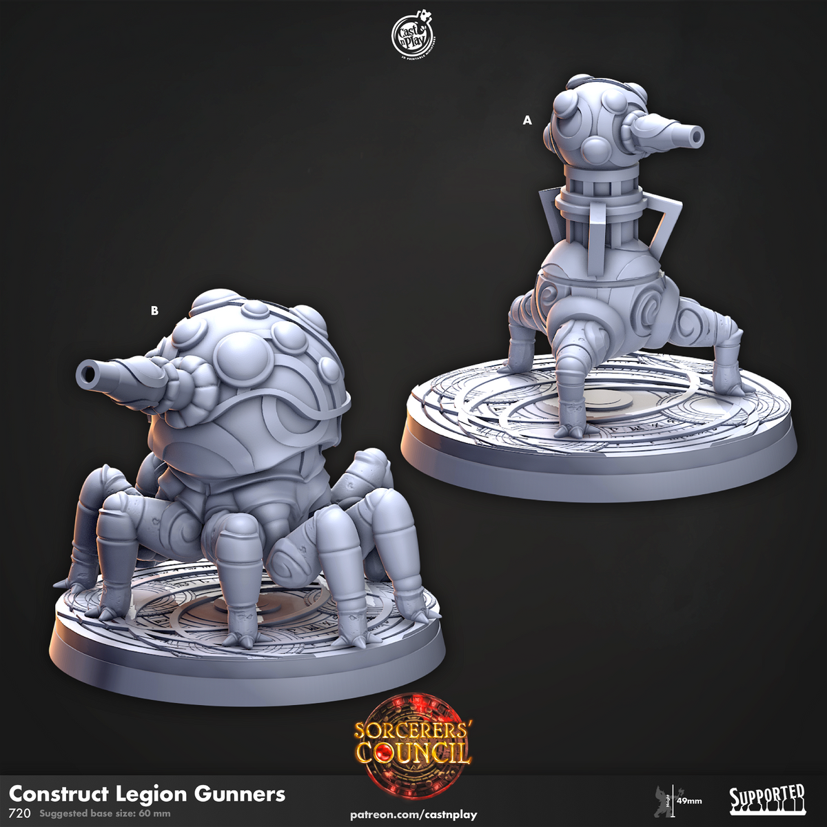 Construct Legion Gunners - The Printable Dragon