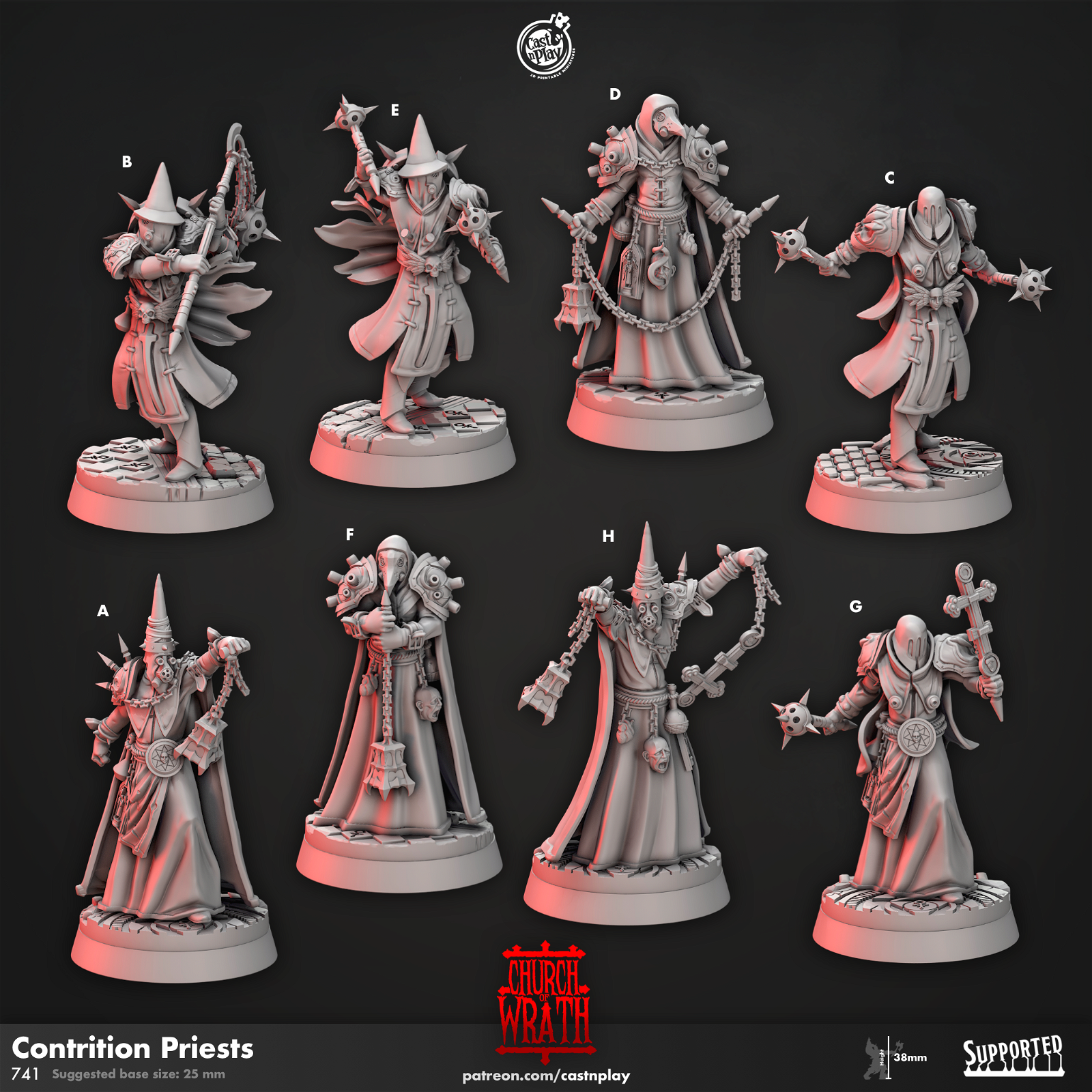 Contrition Priests - The Printable Dragon