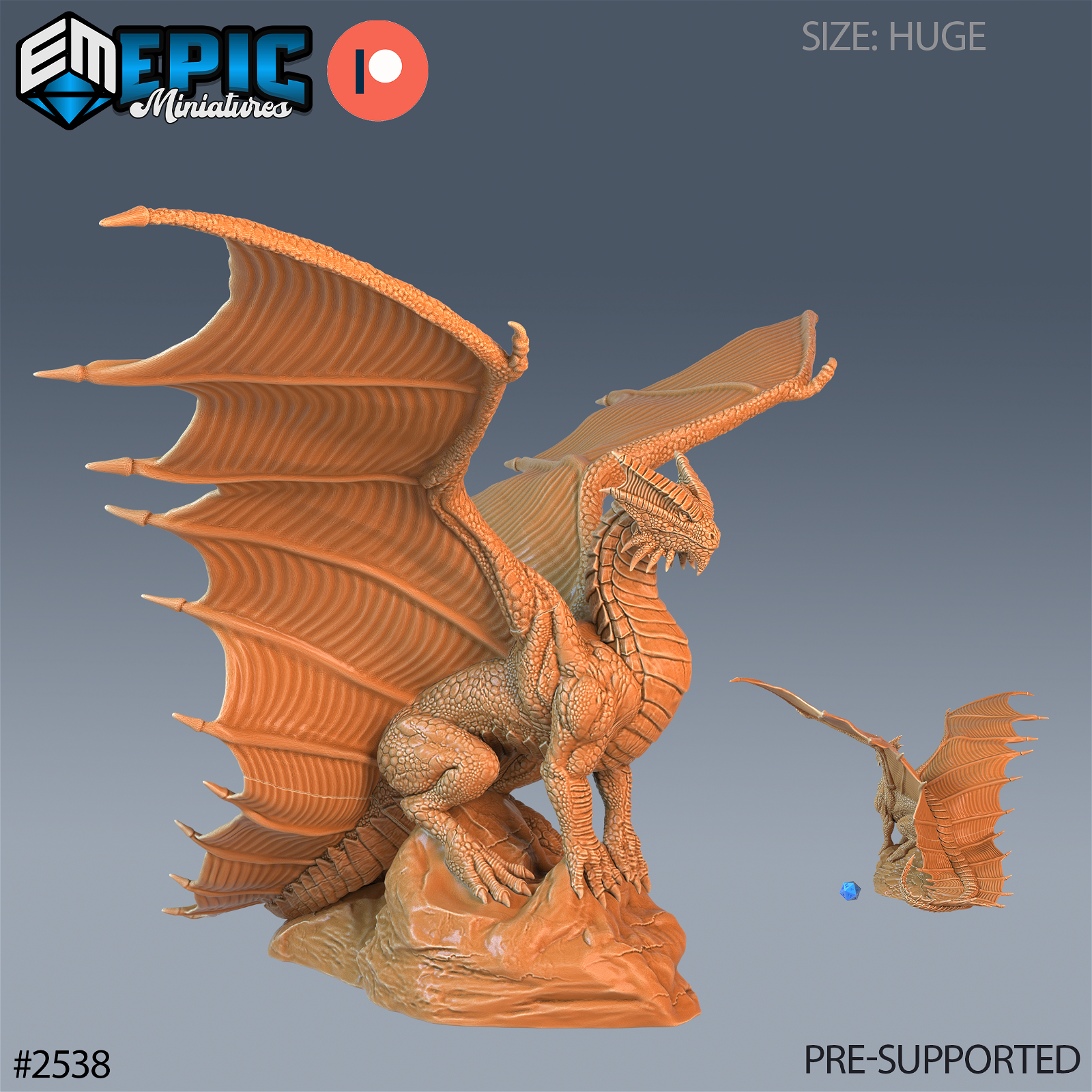 Copper Dragon - The Printable Dragon