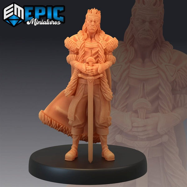 Corrupt King 3D-printed model
