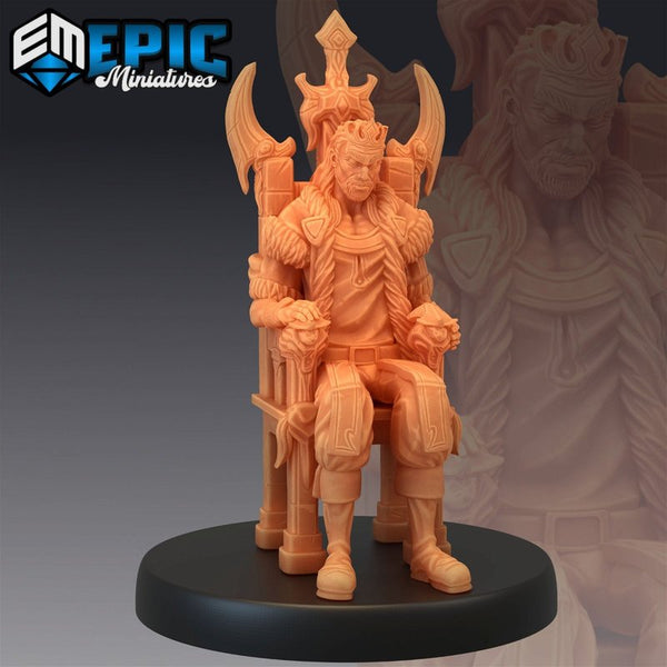 Corrupt King 3D-printed model