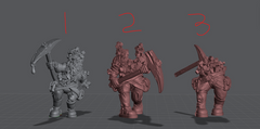 Corrupted Dwarf 3D-printed model