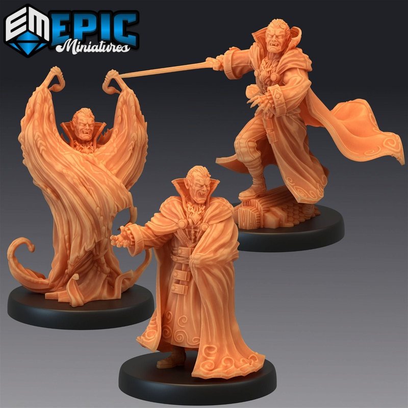 Count Dracula 3D-printed model
