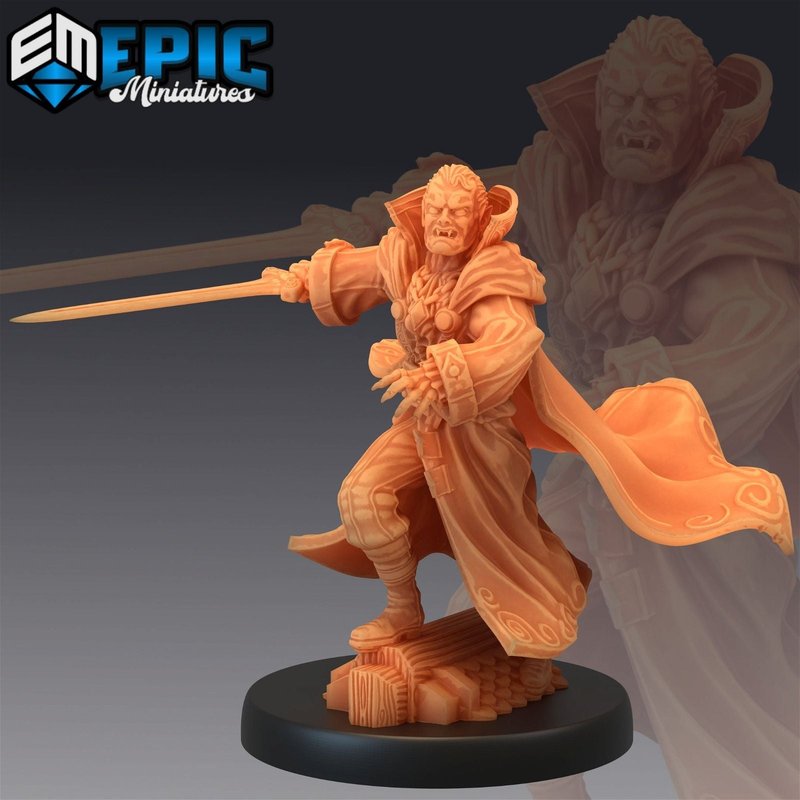 Count Dracula 3D-printed model