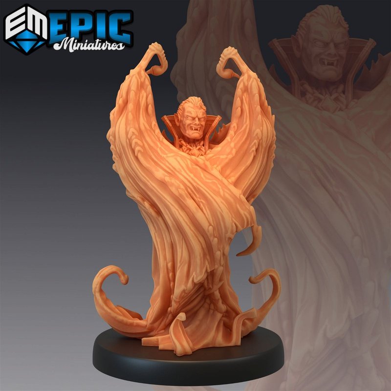Count Dracula 3D-printed model
