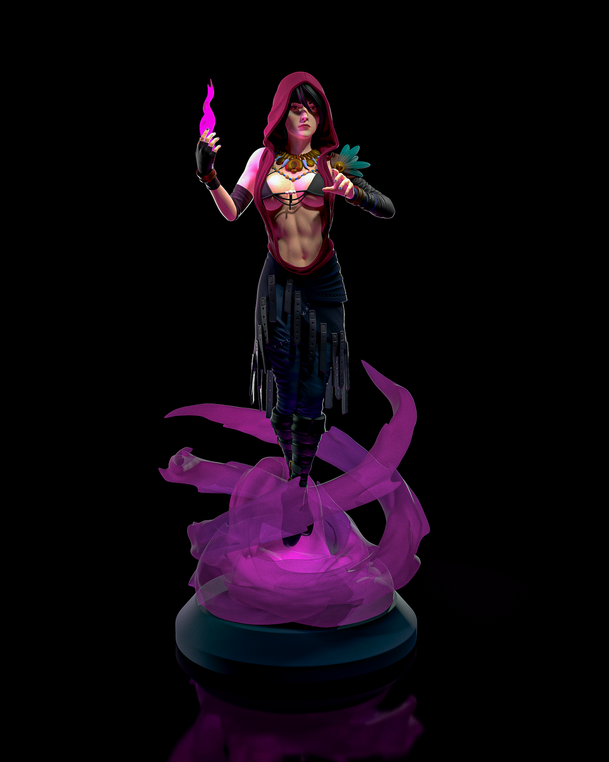 Morrigan 3D-printed model