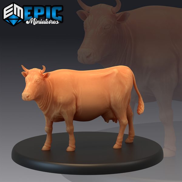 Cow 3D-printed model