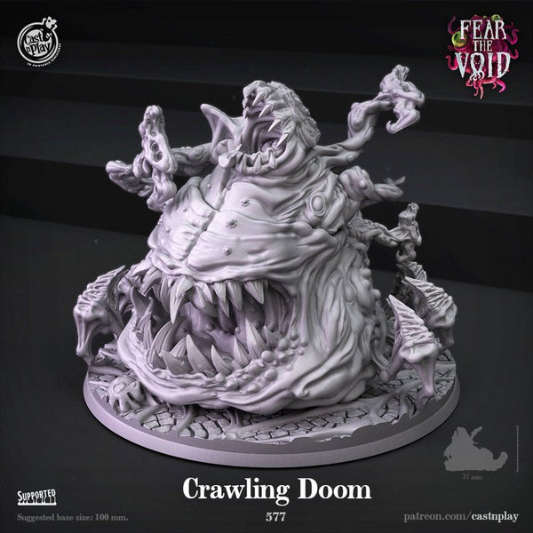 Crawling Doom 3D-printed model