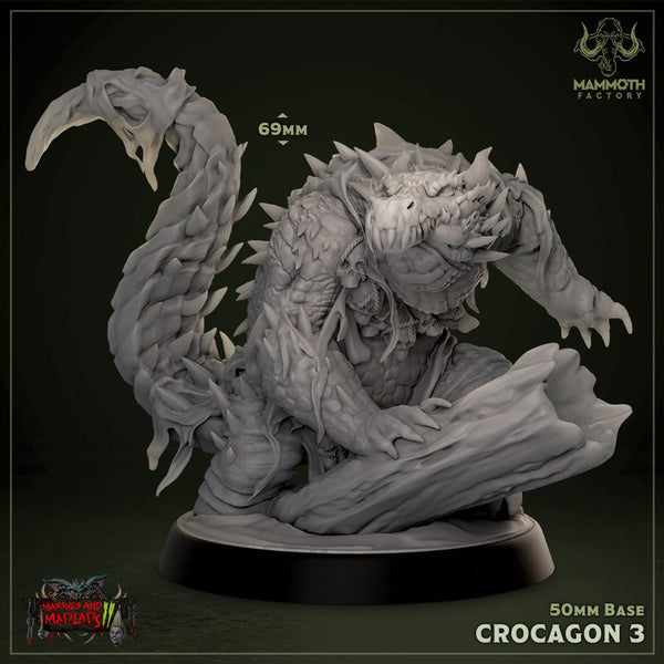 Crocagon 3D-printed model