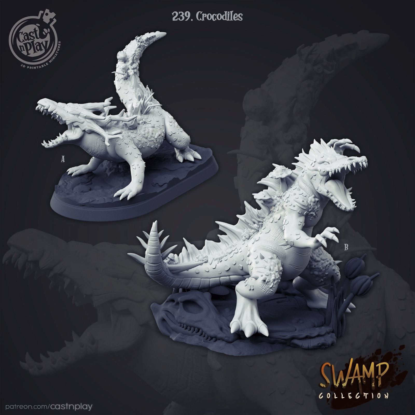 Crocodiles - The Printable Dragon