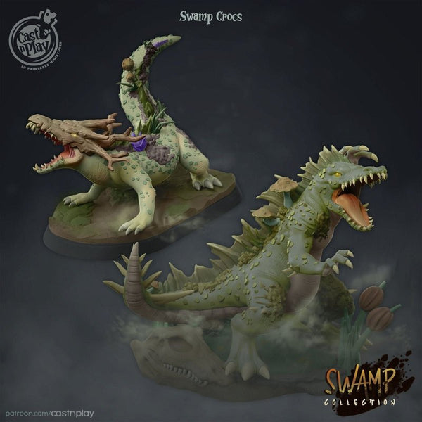 Crocodiles 3D-printed model