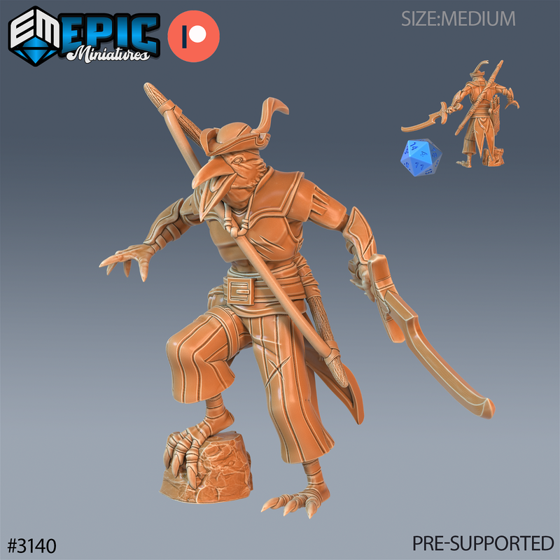 Crow Hood Ranger 3D-printed model