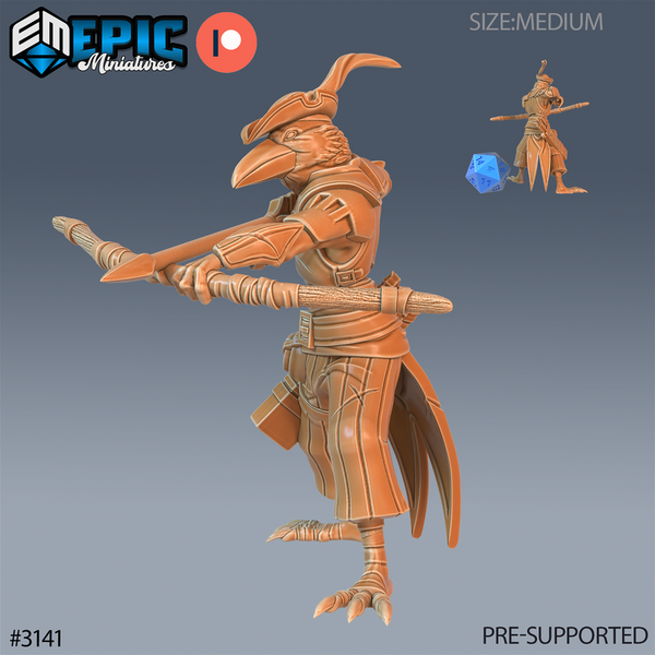 Crow Hood Ranger 3D-printed model