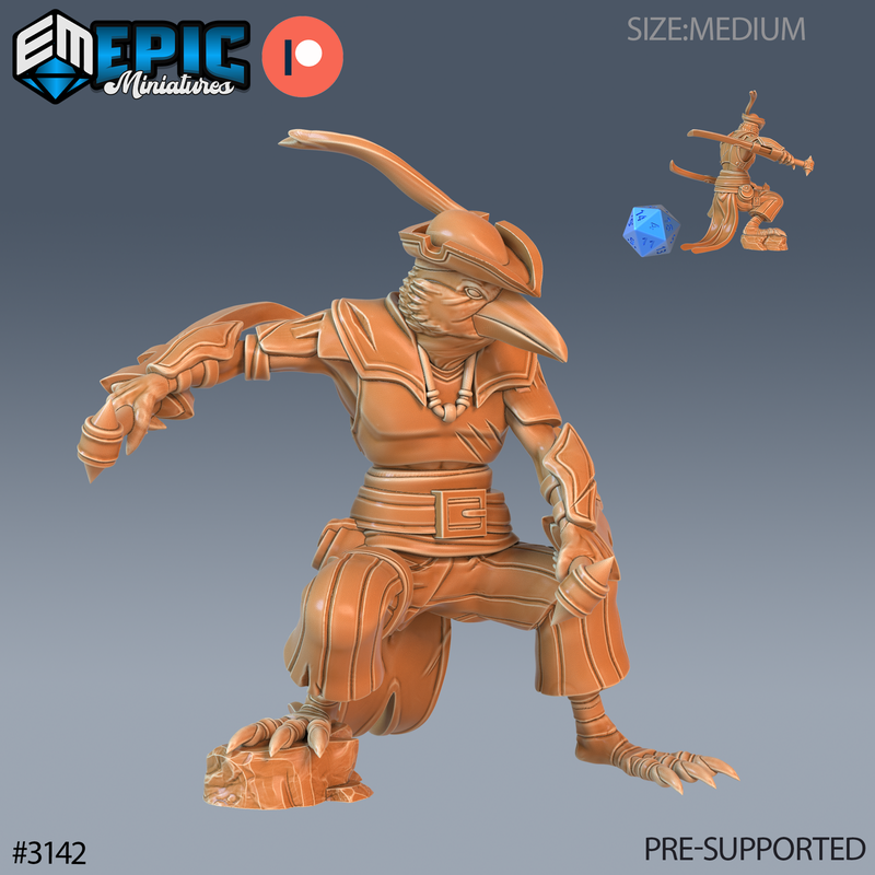 Crow Hood Ranger 3D-printed model