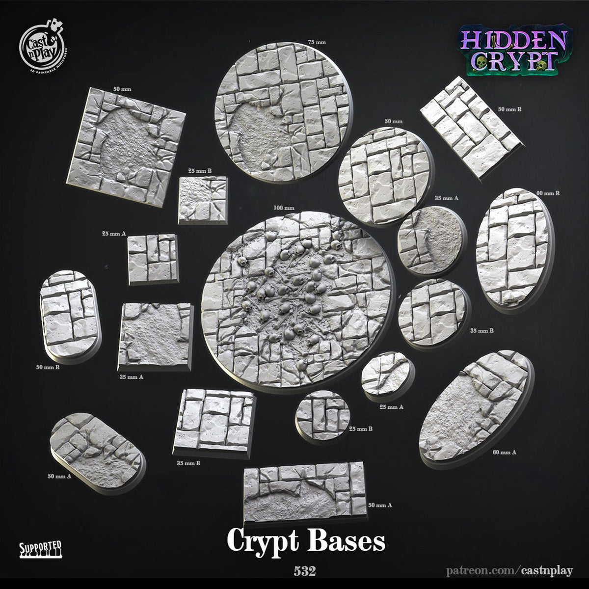 Crypt Base - The Printable Dragon