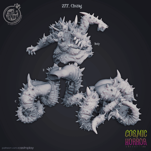 Ctozag 3D-printed model